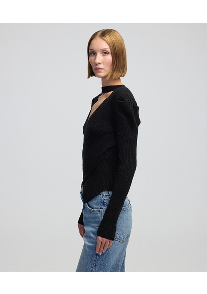 Lurex Iplikli Cutout Triko IW6240050278001 modelleri