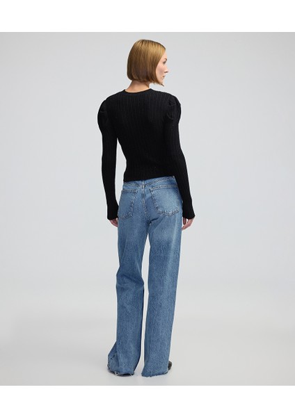 Lurex Iplikli Cutout Triko IW6240050278001 fırsatları