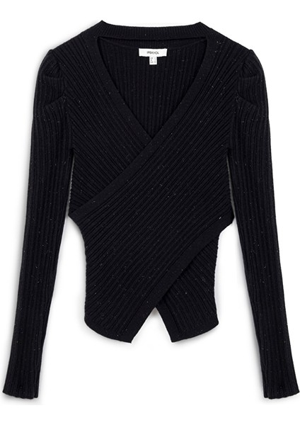 Lurex Iplikli Cutout Triko IW6240050278001 indirimleri