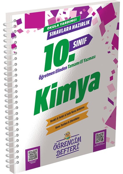 3111 10.sınıf Kimya Öğrencim Defteri