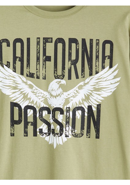 Yeni Sezon Bisiklet Yaka California Baskılı Erkek Çocuk Tişört modelleri
