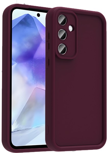 Samsung Galaxy A36 Uyumlu Kamera Korumalı Parlak Stil Tasarım Kapak