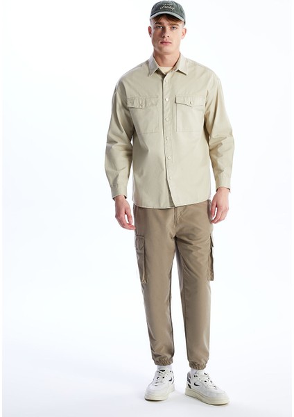 Yeni Sezon Rahat Kalıp Uzun Kollu Gabardin Erkek Gömlek Ceket modelleri