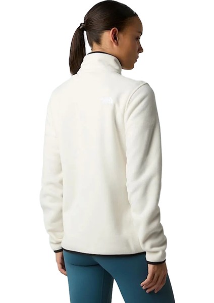 Glacier Fleece 1/4 Zip Kadın Beyaz Outdoor Polar NF0A8D2JQLI1 fiyatları
