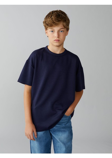 Yeni Sezon Bisiklet Yaka Erkek Çocuk Tişört