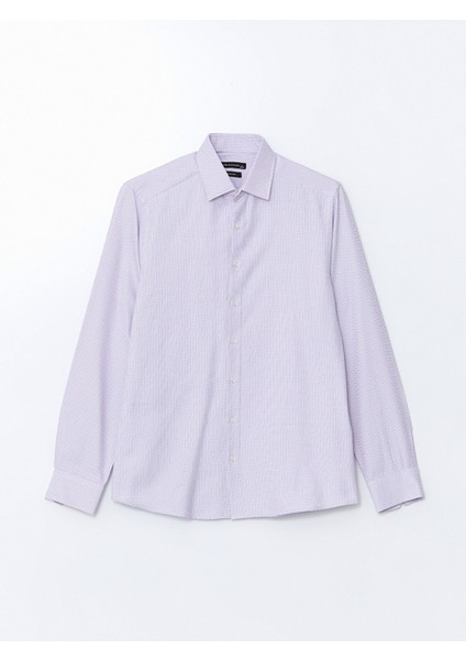 Yeni Sezon Slim Fit Uzun Kollu Armürlü Erkek Gömlek indirimleri