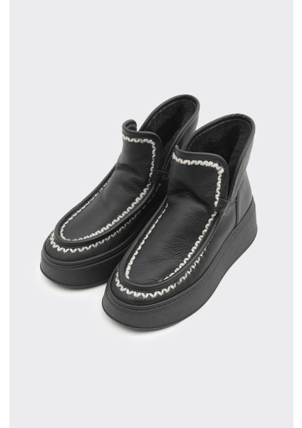 Düz Taban Hakiki Deri Kadın Bot fiyatları