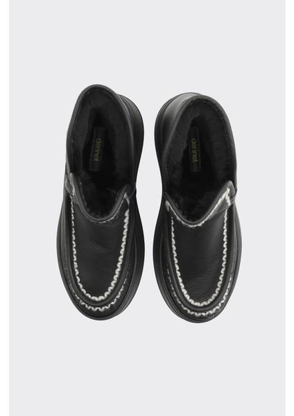 Düz Taban Hakiki Deri Kadın Bot modelleri