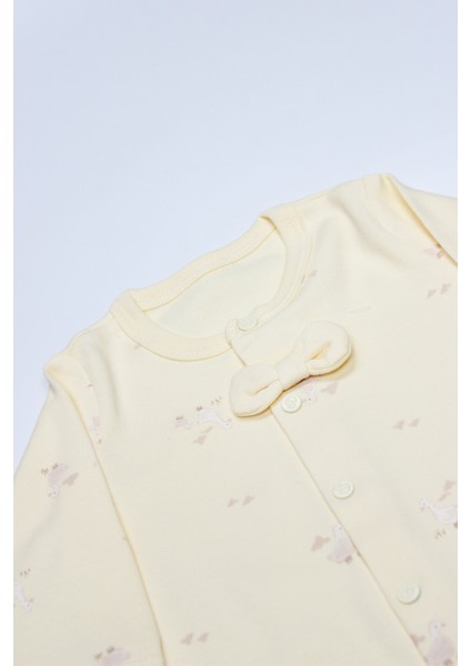 Bistyle 10LU Hastane Çıkışı Welcome Baby Duck 11103 Sarı-Ekru