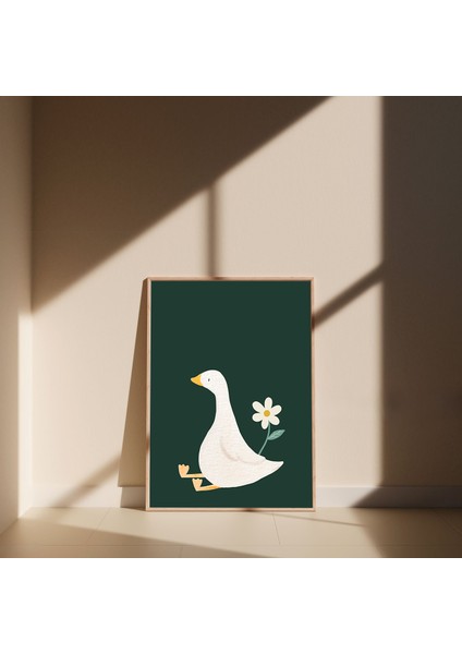 (Çerçevesiz) Sevimli Ördek Çocuk ve Bebek Odası Poster modelleri
