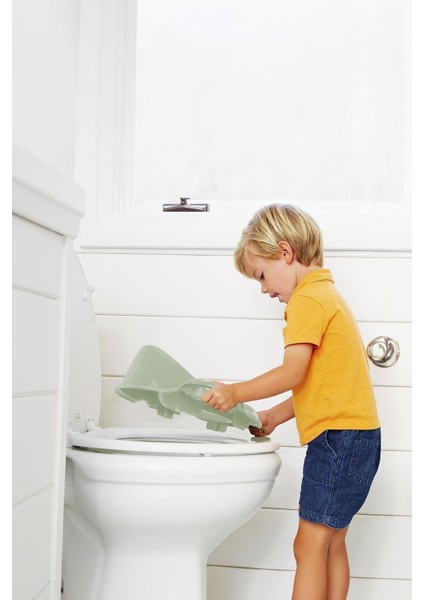 Yeşil Çocuk Oturağı ve Klozet Kapağı Adaptörü, Unisex Tuvalet Eğitimi Seti fiyatları