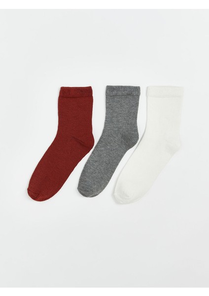 Yeni Sezon Basic Erkek Çocuk Soket Çorap 3'lü