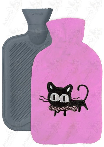 Sıcak Su Torbası 1 Adet 350ML Renkli Polar Yıkanabilir Kılıflı Küçük Su Torbası Karın Bel Ayak Ağrı Kauçuk Sevimli Çocuk