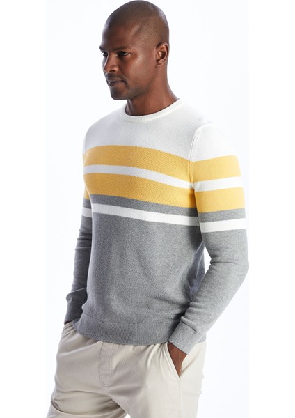 Yeni Sezon Bisiklet Yaka Uzun Kollu Çizgili Erkek Triko Kazak fiyatları