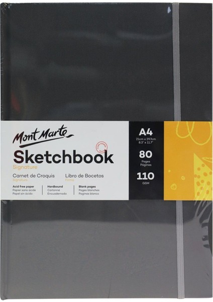 mm Ciltli Eskiz Defteri Signature 110GR A4