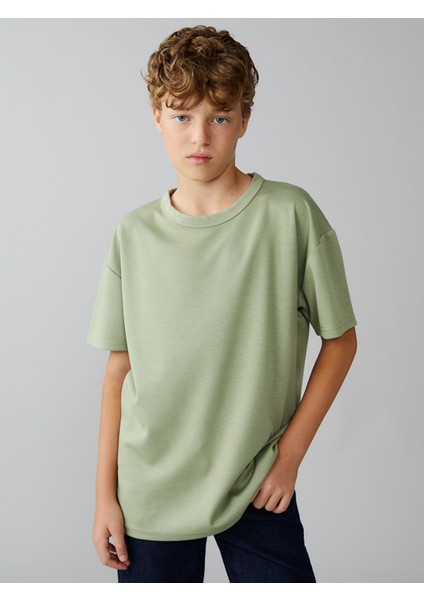 Yeni Sezon Bisiklet Yaka Erkek Çocuk Tişört