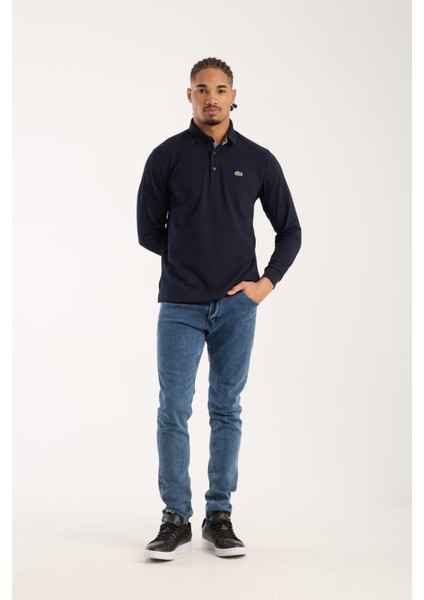 Polo Uzun Kol Lacivert Regular Fit fiyatları