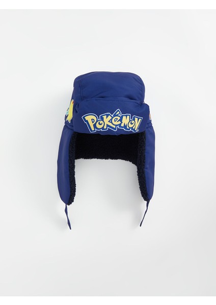 Yeni Sezon Pokemon Nakışlı Erkek Çocuk Kar Şapkası