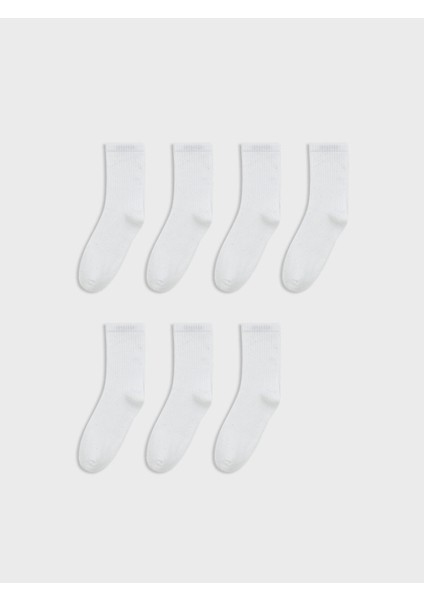 Yeni Sezon Basic Erkek Çocuk Soket Çorap 7'li