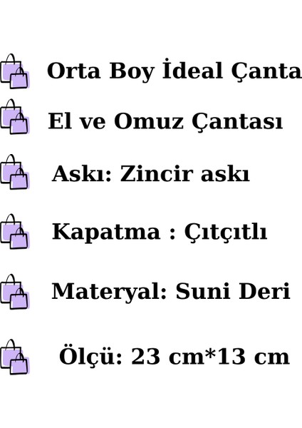 Kadın Rugan Gold Zincir Askılı Gece ve Gündüz Şık Çanta El ve Omuz Çantası fırsatları