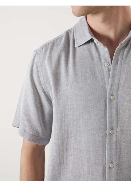 Yeni Sezon Regular Fit Kısa Kollu Erkek Gömlek modelleri