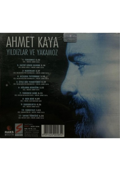 Dikkat CD Ahmet Kaya ‎– Yıldızlar ve Yakamoz Müzik CD fiyatları