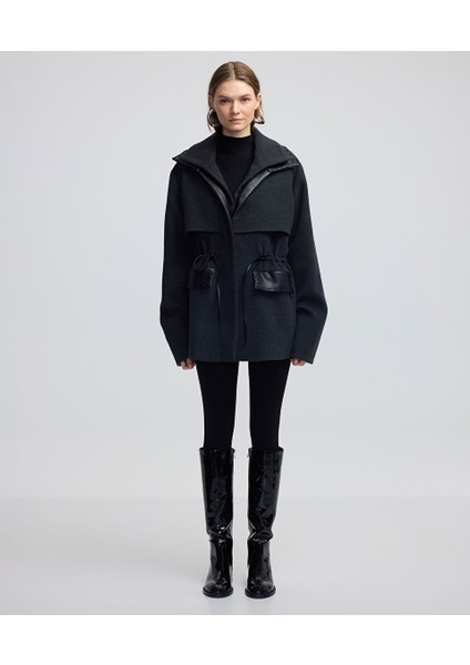 Çift Kat Yakalı Kaban IW6240008056185 fiyatları