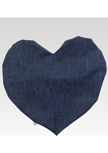 Kalp Şeklinde Düz Kırlent Kılıfı