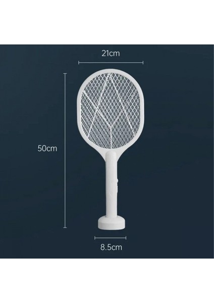 Şarjlı Sinek Öldürücü Masaüstü Standlı,mor Işık Sinek Kovucu Raket 5W (4887) indirimleri