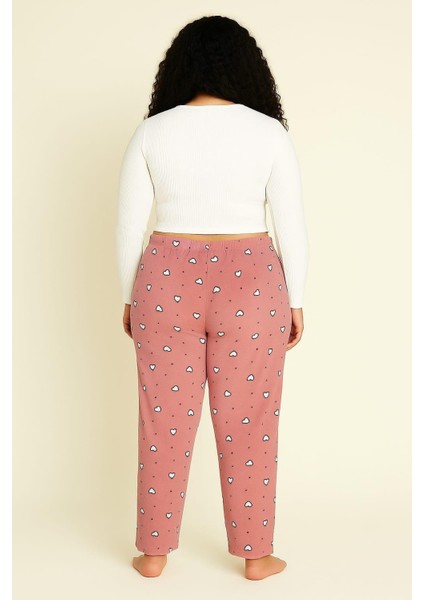 Kadın Büyük Beden Cepli 401 Polar Tek Alt Gül Kurusu fiyatları