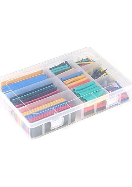 Kutulu Makaron Isı Ile Daralan Kablo Seti 328 Adet 8 Boy 5 Renk fiyatları