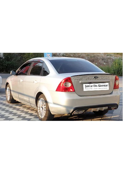 Ford Focus 2 2.5 Bagaj Üstü Spoiler Bagaj Çıtası Piano Black