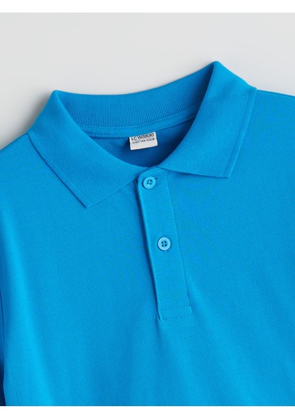 Yeni Sezon Polo Yaka Kısa Kollu Basic Erkek Çocuk Tişört modelleri