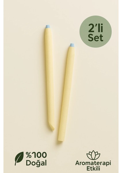 10 Çift Kulak Kiri Temizleme Mumu – Doğal Aromaterapi Kokulu Toplam 20 Adet modelleri