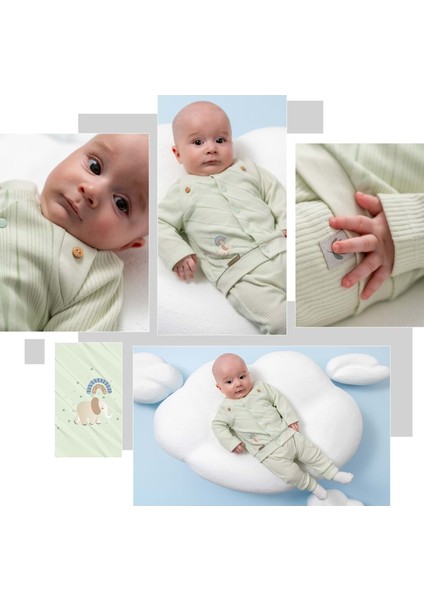 Good Baby Çıtçıtlı Alt Üst Takım - Caramell - TKE1834 - Yeşil - 9 - 12 Ay - TKE1834-YEŞIL-9 - 12 Ay Yeşil fiyatları