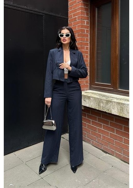 Renata Çizgili Pantolon Takım 9568-24