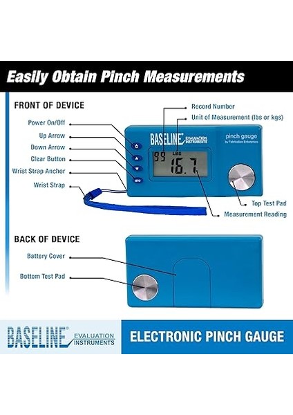 Elektronik Pinçmetre-Temel Elektronik Sıkıştırma Ölçeri: