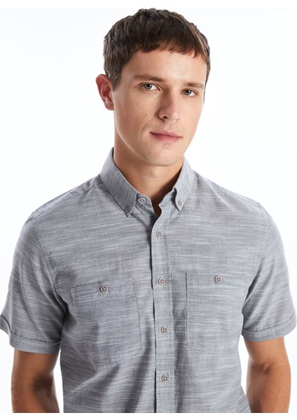 Yeni Sezon Regular Fit Kısa Kollu Erkek Gömlek