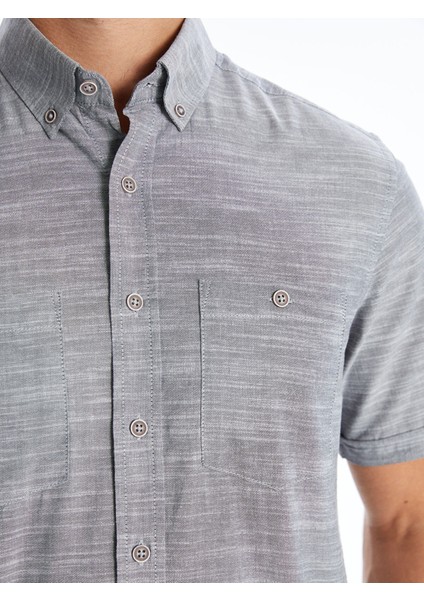 Yeni Sezon Regular Fit Kısa Kollu Erkek Gömlek fırsatları