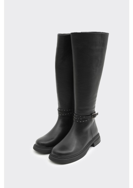 Hakiki Deri Tokalı Kadın Çizme fiyatları