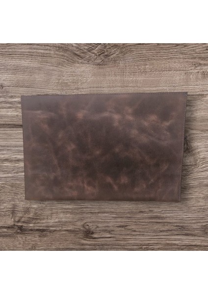 Hakiki Deri Yeşil Laptop Kılıfı,Çantası/13 Inç