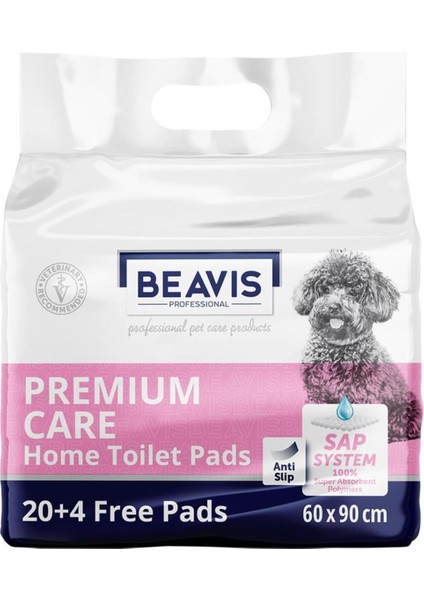 Yumuşak ve Konforlu Köpek Eğitim Pedi, 60X90 Cm, 24 Adet Paket