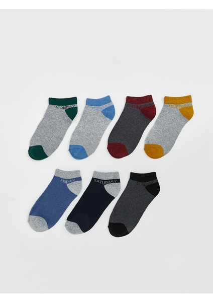 Yeni Sezon Erkek Çocuk Patik Çorap 7'li