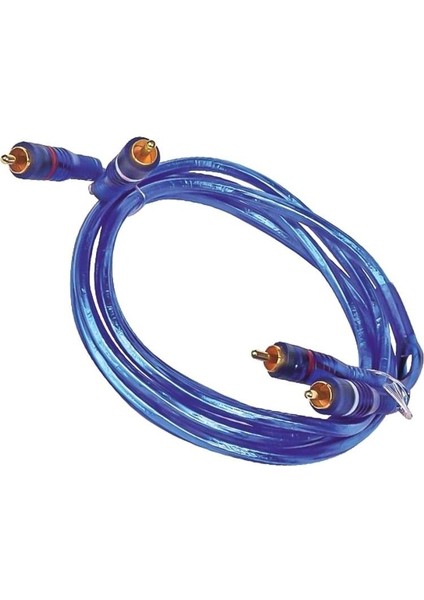 2 Rca + 2 Rca 1.6 Metre Mavi Şeffaf Kablo (10'lu Paket) modelleri