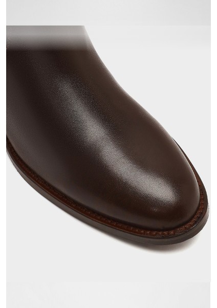 Mutsu-Tr Çizme Topuklu Çizme - Kahverengi indirimleri