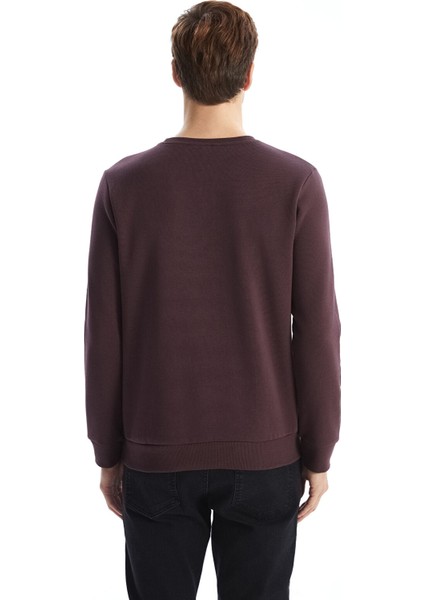 Yeni Sezon Bisiklet Yaka Baskılı Erkek Kalın Sweatshirt fırsatları