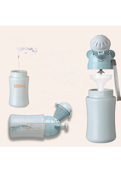 Taşınabilir Mavi Çocuk Bebek Lazımlık, Pratik ve Konforlu Tuvalet Şişesi fırsatları