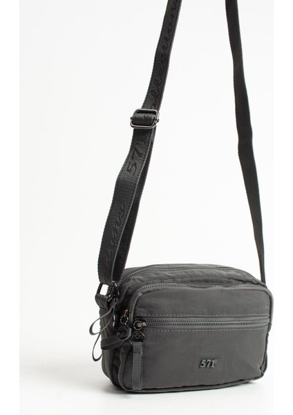 Yumuşak Dokulu Ultra Hafif, Esnek ve Su Geçirmez Polyamid Kumaş Omuz Çantası Gri Model: (571-13-14E) fırsatları