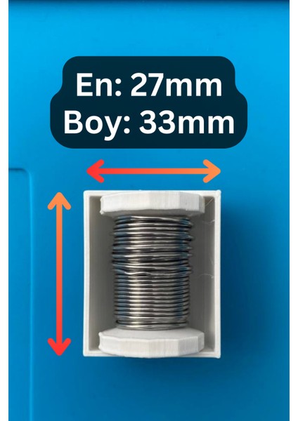 Lehim Teli 0.75MM (Orta Kalın) 60/40 (Kaliteli) – 5 Metre (Mekanizmalı Makara Dahil) fiyatları