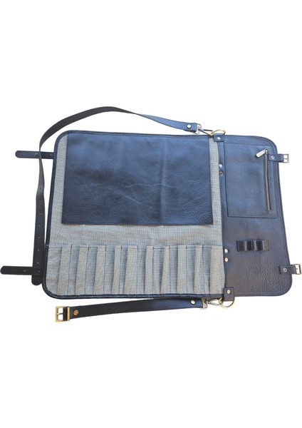 Hakiki Deri Siyah Şef Bıçak Çantası fırsatları